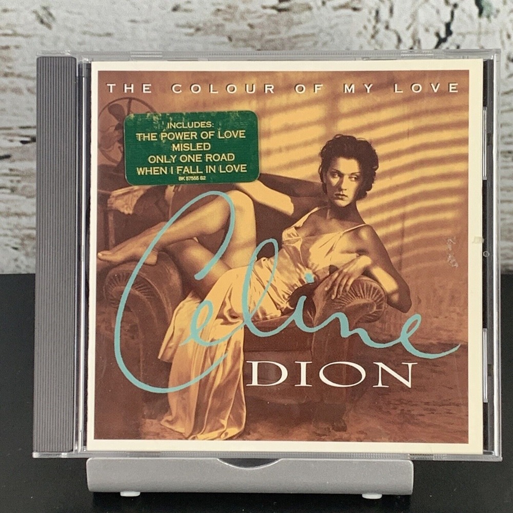 Céline‎ Dion - The Colour of My Love (CD, Nov-1993, 550 Music) Hype Sticker
